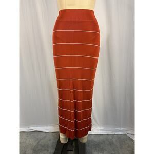 COS Red and White Striped Dress